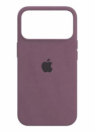 Чохол силіконовий протиударний для iphone 17 pro max захист камери колір blueberry
