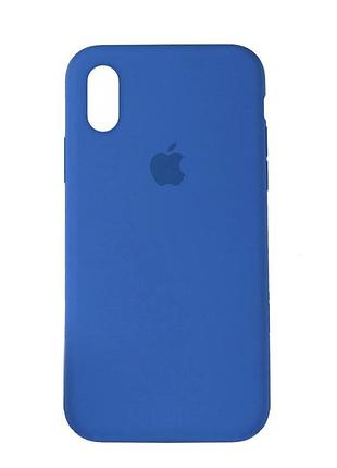 Чехол силиконовый противоударный для iphone xr защита камеры джинсовый
