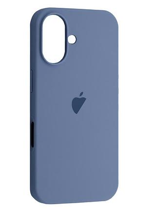 Чохол для iphone 16 силіконовий lavender gray захисний для смартфона стильний і легкий