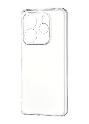 Чохол силіконовий із захистом камери для redmi note 14 4g прозорий протиударний