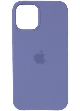 Чехол silicone case для iphone 12 12 pro защитный аксессуар в цвете lavender gray