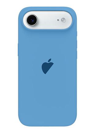 Чехол силиконовый для iphone 17 air cornflower защитный аксессуар для предотвращения царапин и ударов