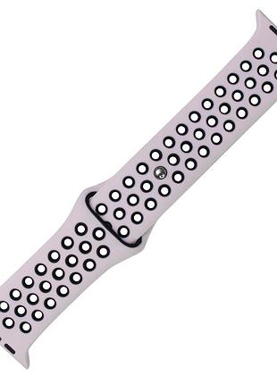 Ремешок nike silicone band для фитнеса и активного отдыха силиконовый в цвете лаванда-черный