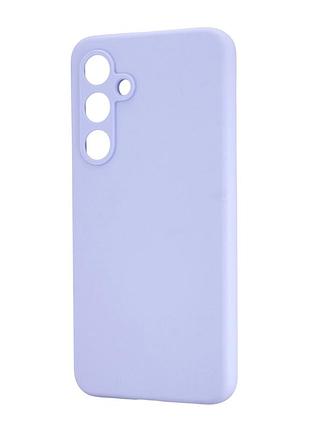 Чехол силиконовый противоударный для samsung s24 fe lilac purple