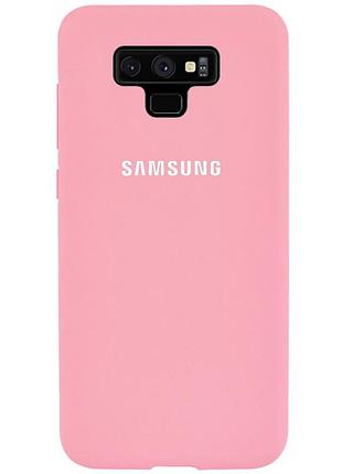Чехол silicone case для samsung note9 (05) pink розовый