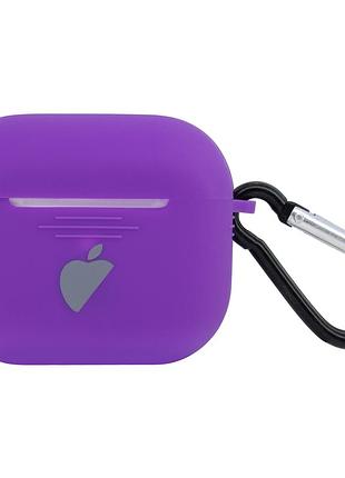 Чохол protective sleeve для airpods 1 2 фіолетовий стильний захисний аксесуар для зберігання і перенесення