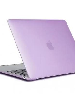 Чехол для macbook pro 14 дюймов matt case защитный с матовой поверхностью фиолетовый для моделей 2021 2024