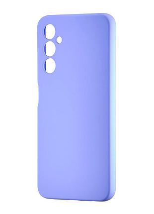 Чехол силиконовый противоударный для samsung a05s лавандовый