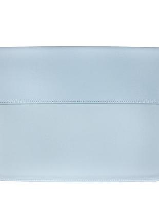 Чохол папка для macbook 13.3 шкіряний sea blue аксесуар для захисту ноутбука від пошкоджень