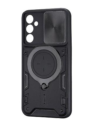 Чохол full protection js magnetic для samsung a34 ударостійкий полікарбонат чорний