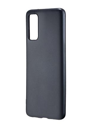 Чохол силіконовий протиударний для samsung s20 чорний