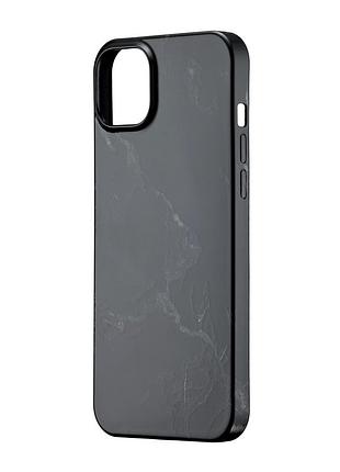 Чехол силикон lum neon противоударный для iphone 14 plus черный