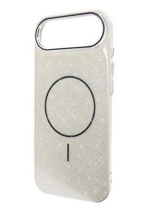 Чехол gleaming magsafe для iphone 17 air белый защитный аксессуар для защиты телефона