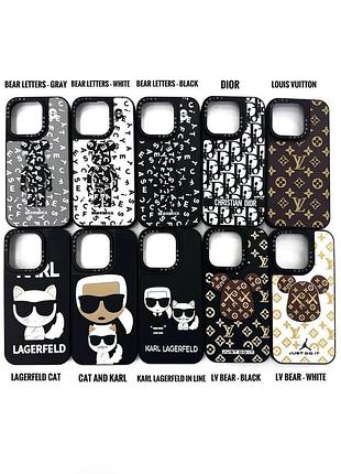 Чехол casetify для iphone 13 pro max с рисунком кота лагерфельда стильная защита для смартфона 5
