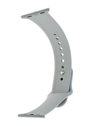 Ремінець apple watch силікон cloud gray протиударний для моделей 38-41 мм