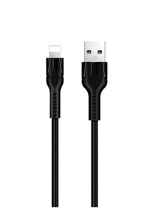 Кабель hoco u31 lightning 2.4a для iphone черный