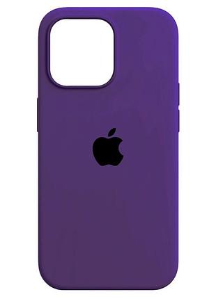 Чехол силиконовый противоударный для iphone 13 mini защита камеры цвет виноградный