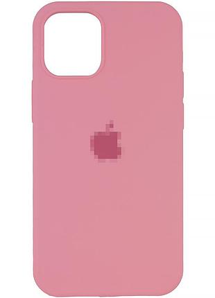 Чохол silicone case для iphone 14 pro захисний аксесуар світло-рожевого кольору для надійного захисту