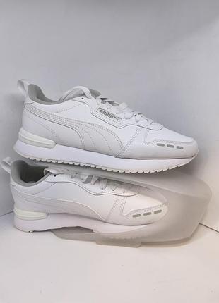 Кроссовки мужские puma r78 sl(374127-02) белые оригинал, новые, в коробке