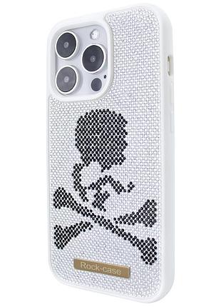 Чехол rock case для iphone 14 pro max белый защитный аксессуар для надежной защиты телефона