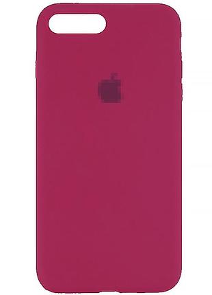 Чехол silicone case для iphone 8 plus 7 plus защитный аксессуар розового цвета для надежной защиты