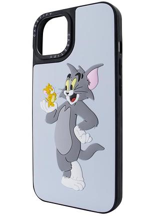 Чехол casetify для iphone 13 pro с героями том и джерри стильная защита от ударов и царапин