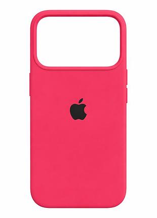 Чохол силіконовий протиударний для iphone 17 pro max захист камери neon pink