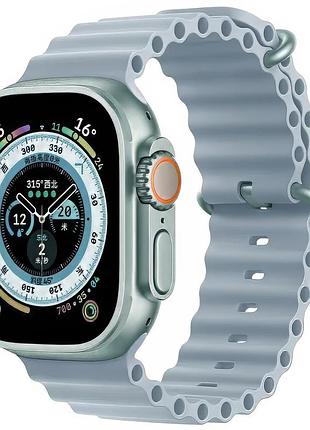 Ремешок ocean band для apple watch стильный аксессуар для активного отдыха в цвете lilac