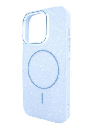 Чехол gleaming magsafe для iphone 11 синий стильный защитный аксессуар для надежной защиты телефона