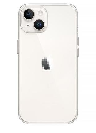 Прозрачный чехол clear case для iphone 14 plus тонкий защитный аксессуар для защиты от царапин