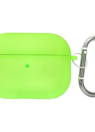 Чехол tpu противоударный для airpods pro 3 neon green
