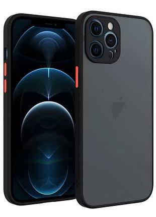 Чехол avenger case для iphone 14 pro черный защитный с функцией камеры для съемки фото видео