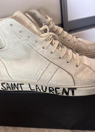 Saint laurent joe hi top sneakers 43 розмір