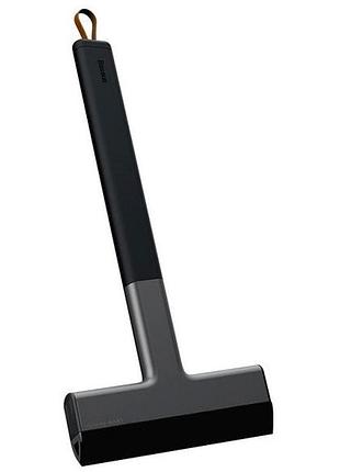 Автомобильный скребок для льда магнитный baseus quick clean противоударный серый