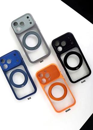 Чехол противоударный nofelet optic ring case для iphone 16 pro максимальная защита черный 5