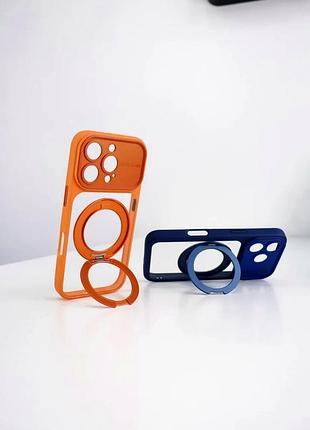 Чехол противоударный nofelet optic ring case для iphone 16 pro максимальная защита черный 8