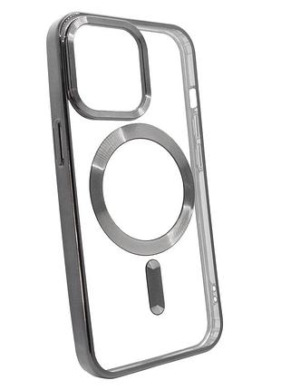 Чохол open shining з magsafe для iphone 12 pro max чорний захисний аксесуар для стильного оформлення