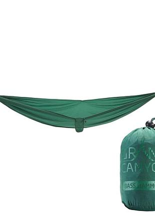 Гамак grand canyon bass hammock storm 270х130 см до 150 кг для туризма кемпинга отдыха на природе зеленый