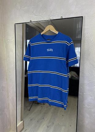Смугаста футболка vans pique stripe heavy cotton | embroidered logo