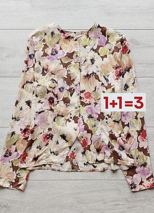 1+1=3 🎁 винтажная рубашка блуза в цветочный принт от dorothy perkins