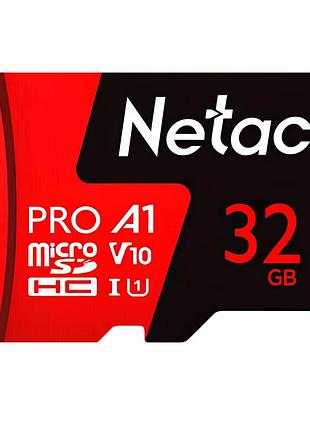 Карта памяти netac 32gb microsd универсальная флеш карта для телефона и других устройств хранения данных