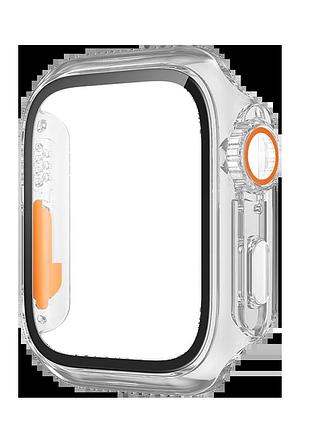 Защитный чехол apple watch ultra edition прозрачный для защиты от царапин и ударов