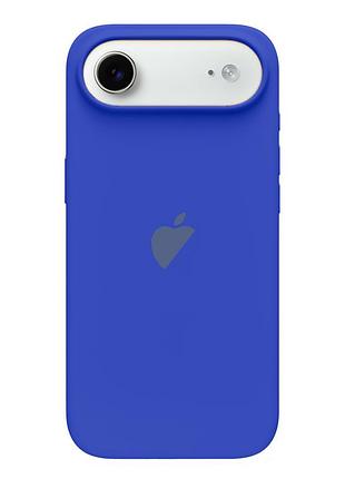 Чехол силиконовый для iphone 17 air противоударный ультрамариновый для защиты телефона от повреждений