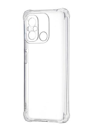 Чохол силіконовий ударостійкий для redmi 12c/11a/poco c55 прозорий захист камери