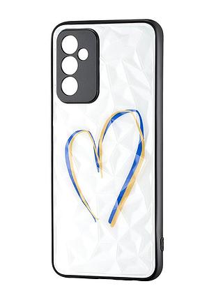 Чохол tpu протиударний для samsung m23 f23 із захистом камери ukrainian heart