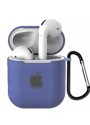 Чехол для airpods 1 2 защитный аксессуар lavender gray для стиля и защиты наушников