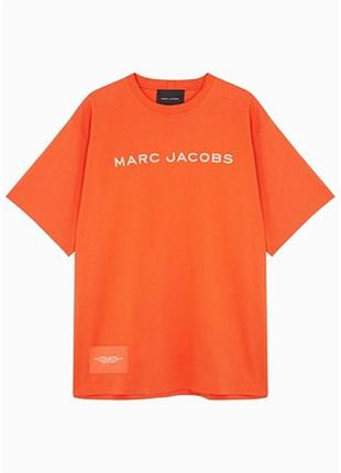 🔥🔥 помаранчева футболка marc jacobs