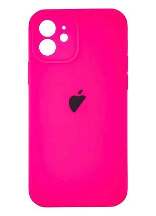 Чохол square case hot pink для iphone 11 стильний захист від ударів і подряпин