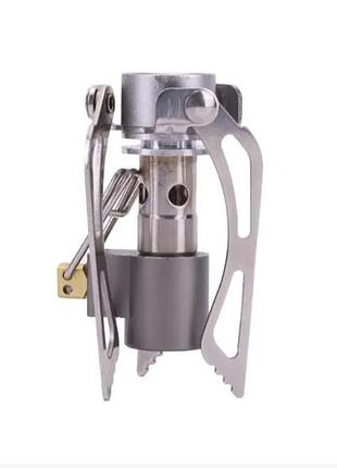 Газовий пальник outdoor stove титановий для туризму та активного відпочинку ультралегкий потужний компактний