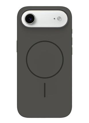 Чехол силиконовый slim magsafe для iphone 17 защитный аксессуар для надежной защиты телефона clay